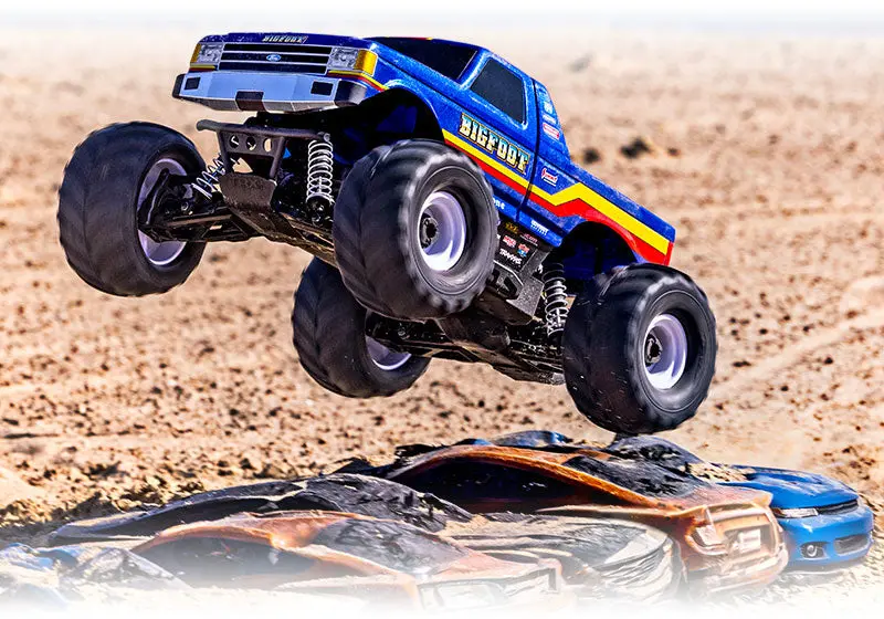 Bigfoot® 4X4 Brushless: 1/10-Scale 4Wd Monster Truck With Tq™ 2.4Ghz Radio System - Blue 2