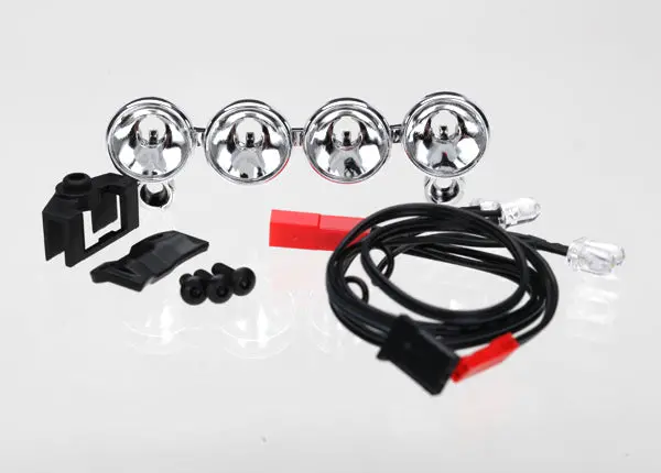 Led Lightbar (Chrome, 4 Clear Lights) - 6784 1