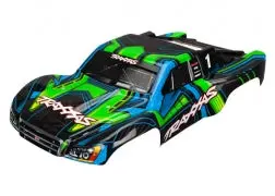 Body, Slash 4X4, Green And Blue (Painted, Decals Applied) 1