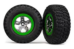 T&W Sct Chrm,Grn/Bfg Mt Tire - 6876 1