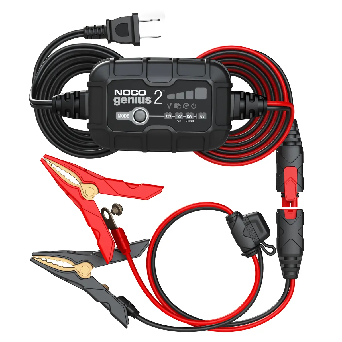 Noco Genius Genius2 Battery Charger 2 Amp For Lead Acid & Lithium Battery 1