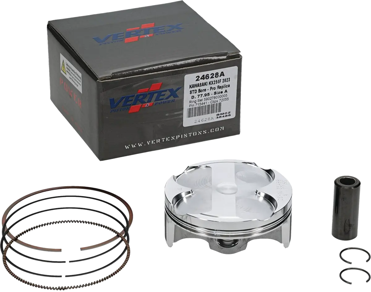 Vertex 24628A Forged Replica Piston Kit Kawasaki Kx250f/Kx250x 2023–2024 2