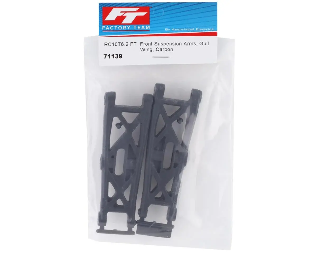 Team Associated Rc10t6.2 Factory Team Carbon Front "Gullwing" Arms 2