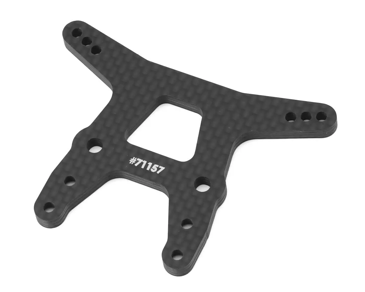 Team Associated Rc10t6.4 Carbon Front Shock Tower (Gullwing Arm) 1