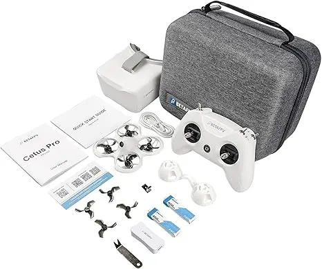 Betafpv Cetus Pro Fpv Drone Kit With 3 Flight Modes Altitude Hold Emergency Landing Self Protection Turtle Mode With Radio Transmitter Goggles For Fpv Beginners Player-To-Pilot 1