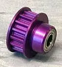 Hpi Center 1-Way Pulley-15 Tooth, Purple Aluminum - Hpi72037 1