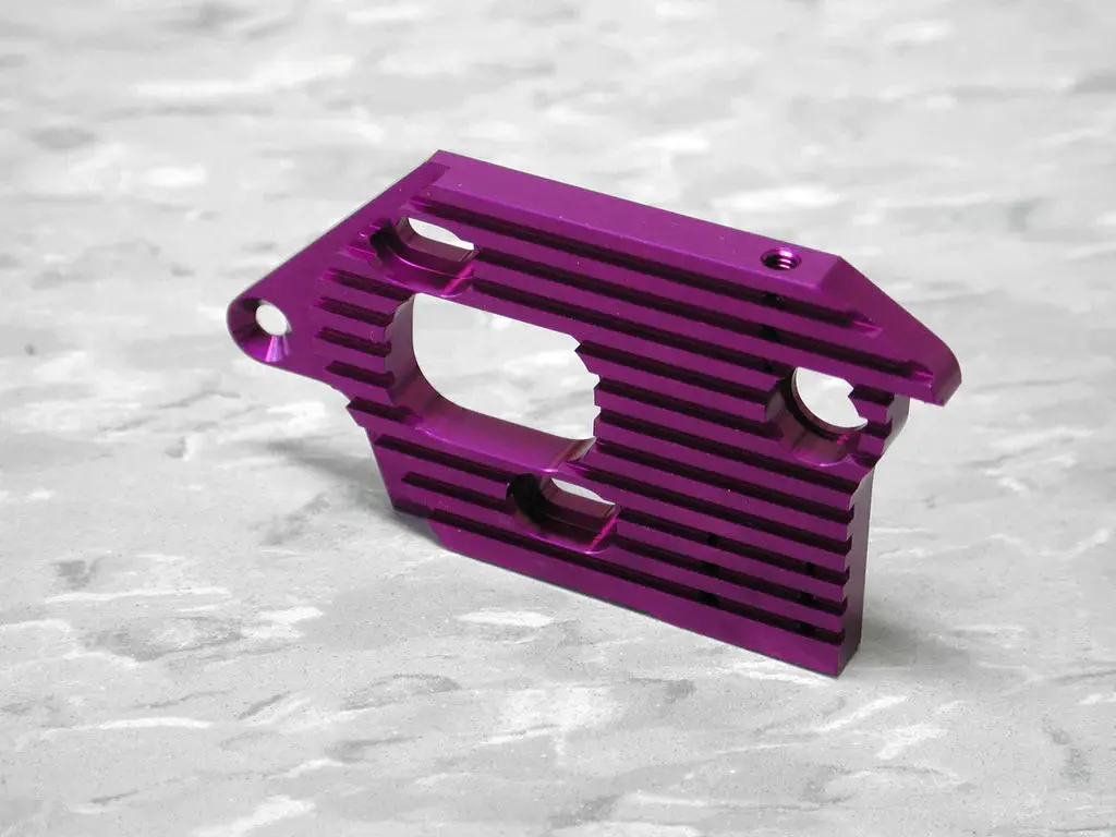 Hpi Racing # 72293 Heatsink Motor Plate Purple Pro3 1