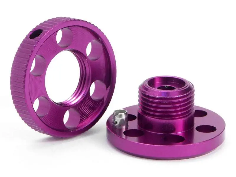 Hpi #72429 - Aluminum Spur Gear Hub Set (Pro 3) 1