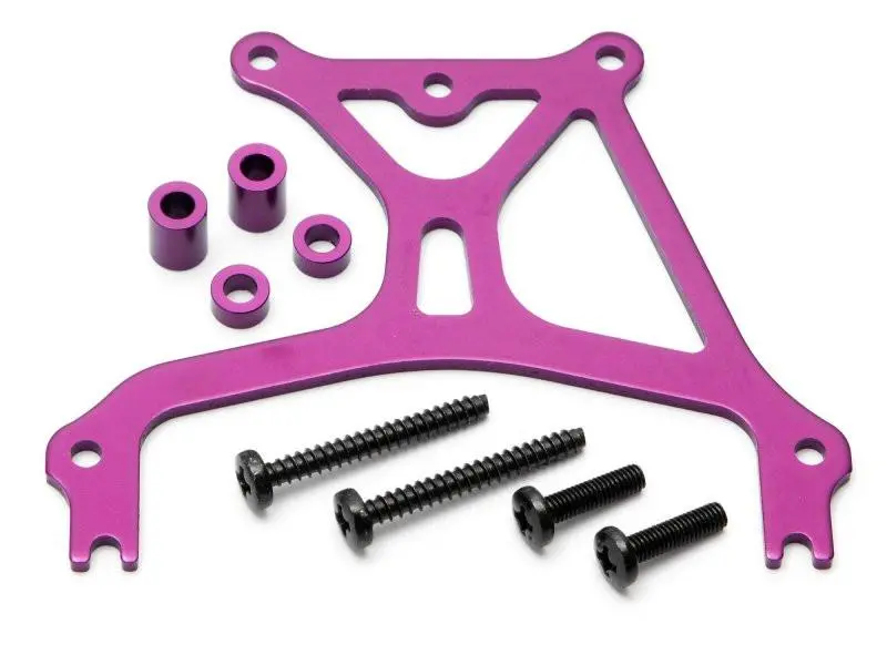 Hpi #72430 - Aluminum Rear Brace 2.0Mm Set (Purple/ Pro 3) 1