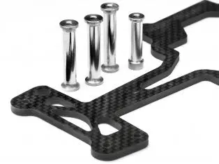 Hpi Racing #73017 - Graphite Upper Deck Set (Nitro Rs4 Mt) 1