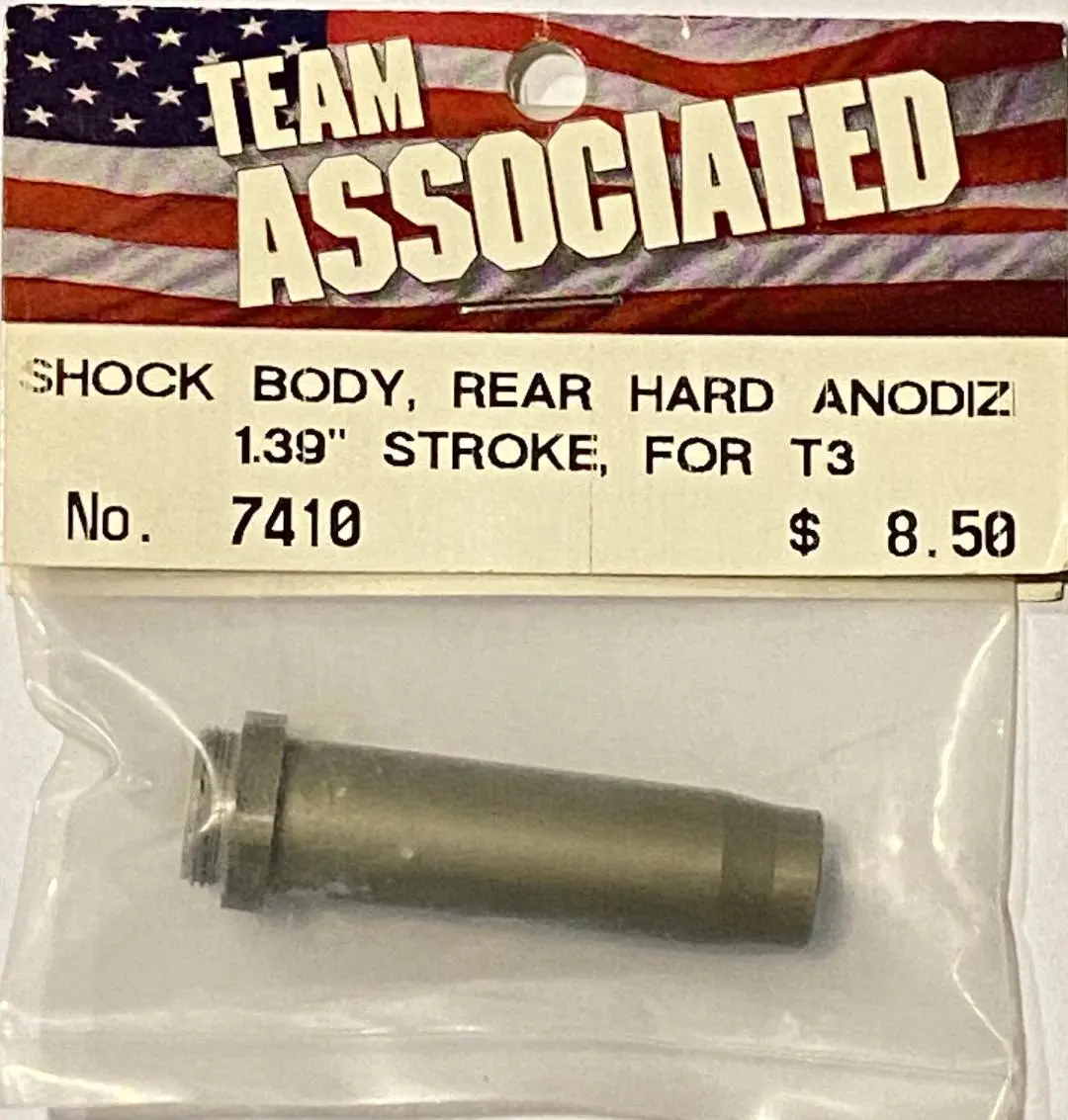 Team Associated 7410 Shock Body Rear Hard Anodized 1
