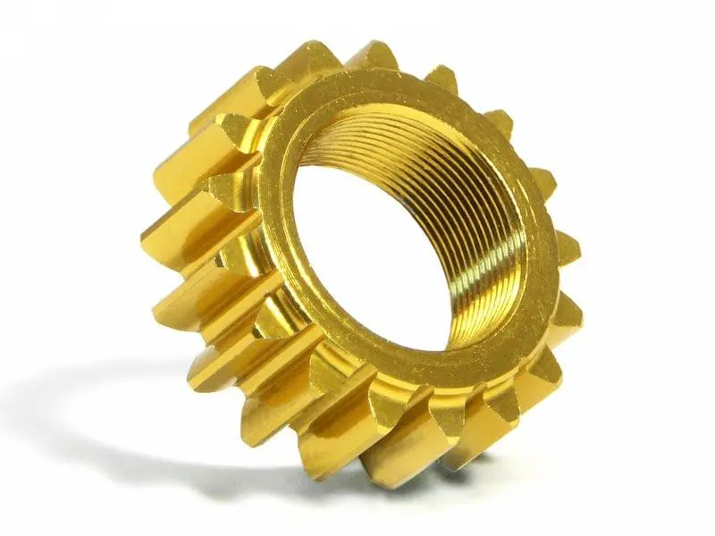 Hpi #76977 - Aluminum Threaded Pinion Gear 17Tx12mm (1M) 1