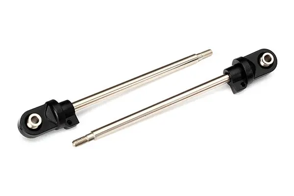 Shock Shafts, Gtx, 110Mm (Assembled With Rod Ends & Hollow Balls) (Steel, Chrome Finish) (2) - 7763 1
