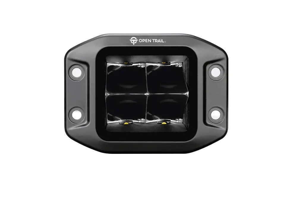 Open Trail Stealth Led Pod Flush Mount Spot 4X10w Osram 12-9091 1