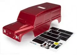 Body, Land Rover® Defender®, Red (Painted)/ Decals 1