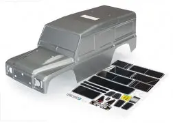 Body, Land Rover® Defender®, Graphite Silver (Painted)/ Decals 1
