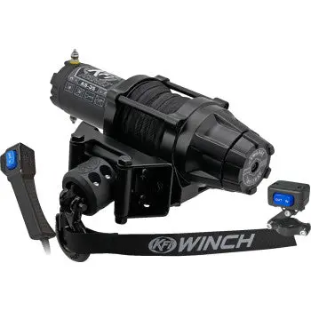 Kfi As-35 Assault Winch 3500 Lb Synthetic Cable Universal Atv & Utv 1