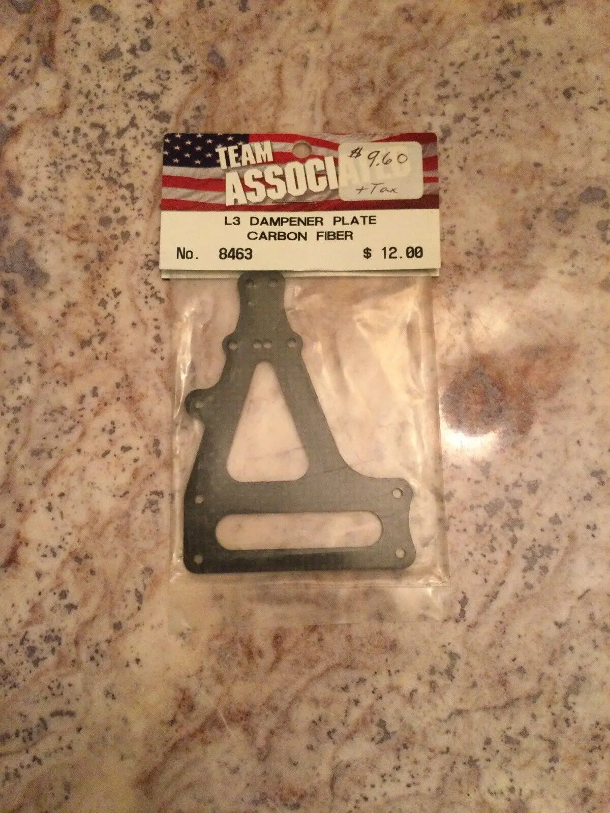 Team Associated 8463 L3 Dampener Plate Carbon Fiber 1