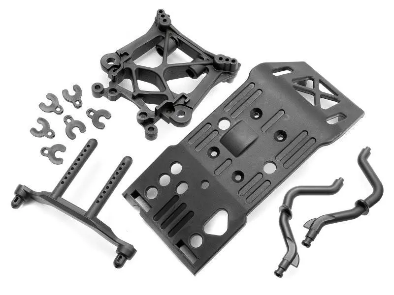 Hpi #85234 - Skid Plate/Body Mount/Shock Tower Set 1