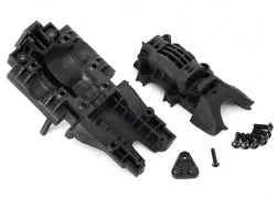 Bulkhead, Rear (Upper And Lower)/ 4X12mm Bcs (6) (Requires #8622 Chassis) 1