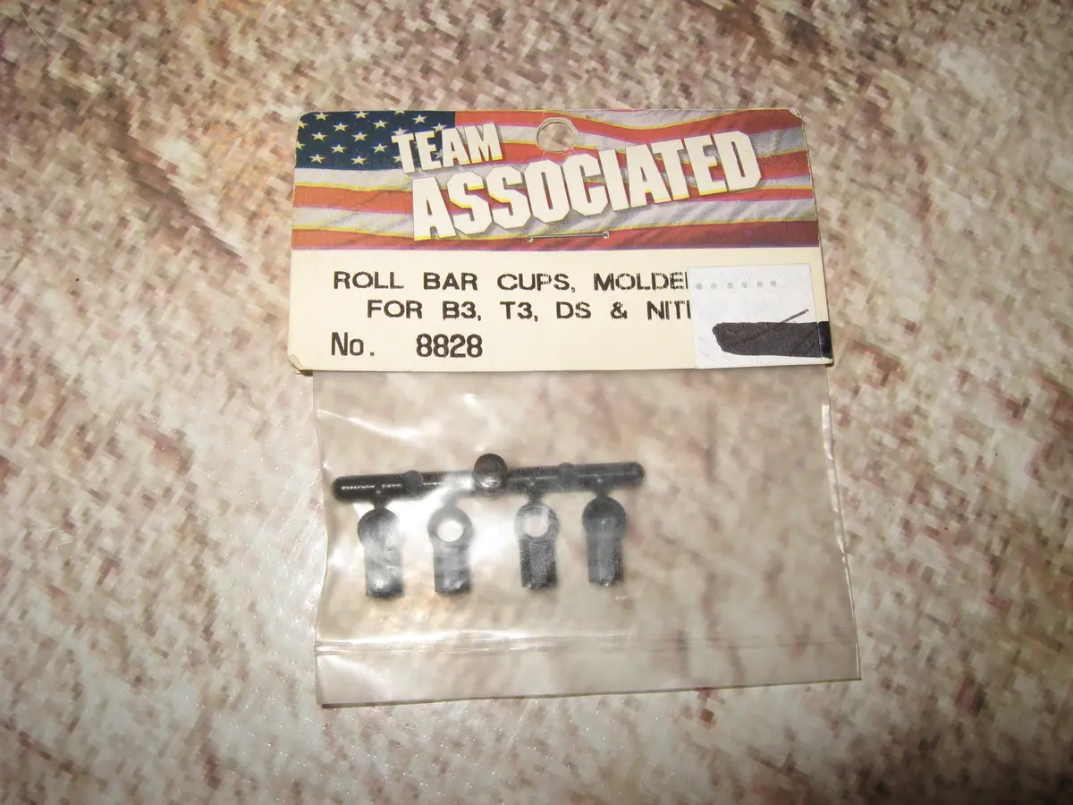 Team Associated 8828 Roll Bar Cups Molded For B3 T3 Ds 1