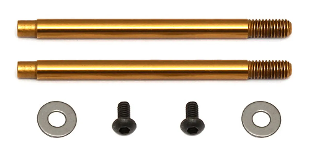 Team Associated 3X21 Mm Shock Shafts (V2), Ti-Nitirde 1