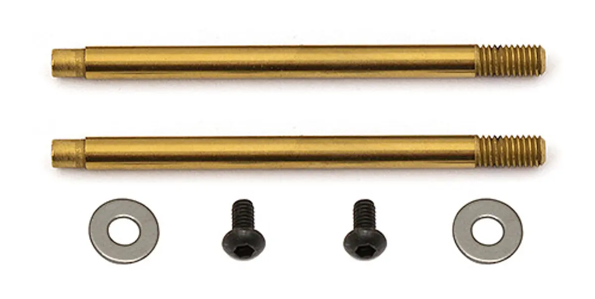 Team Associated 3X23 Mm Shock Shaft V2, Ti-Nitride 1