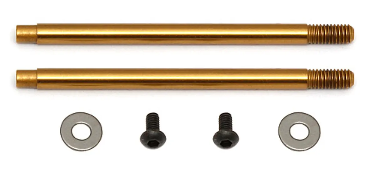 Team Associated 3X27.5 Mm Shock Shafts (V2), Tin 1