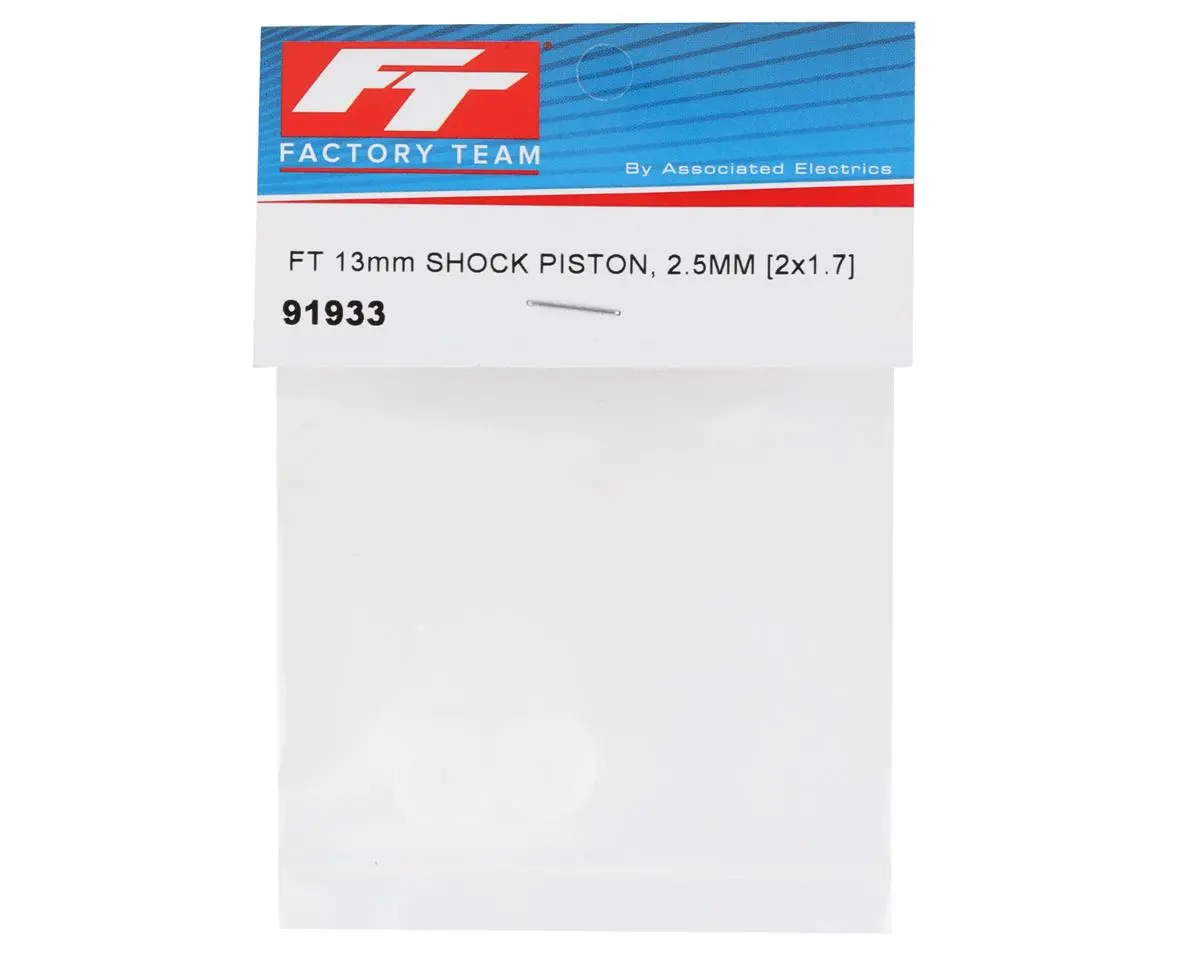 Team Associated Factory Team 13Mm 2.5Mm Shock Piston (2) (2X1.7Mm) 1