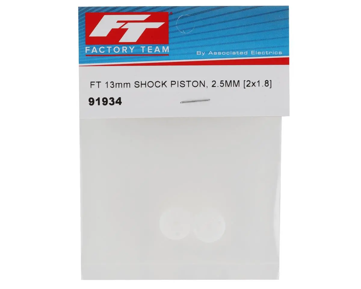 Team Associated Factory Team 13Mm 2.5Mm Shock Piston (2) (2X1.8Mm) 1