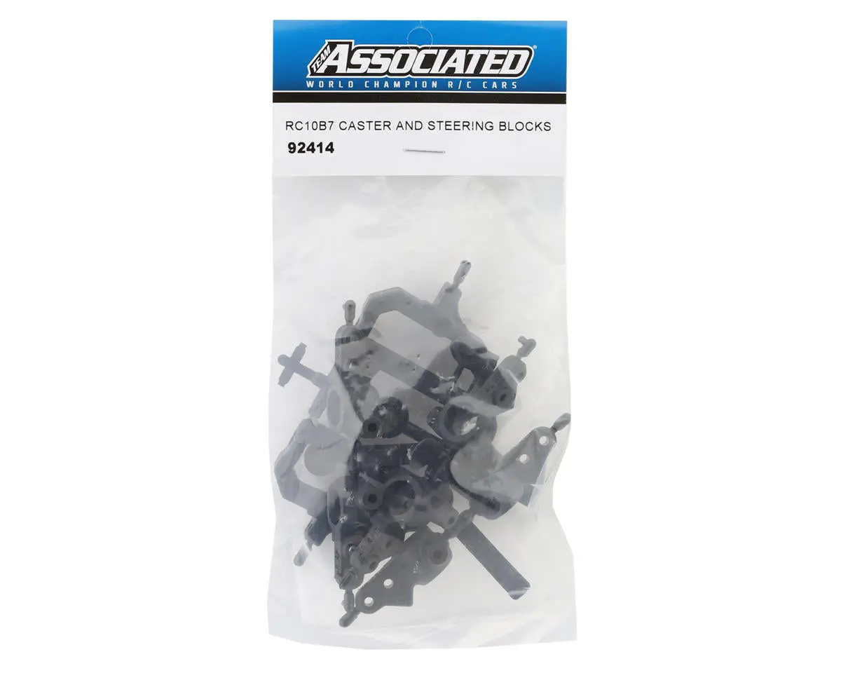 Team Associated Rc10b7 Caster And Steering Blocks Set 1