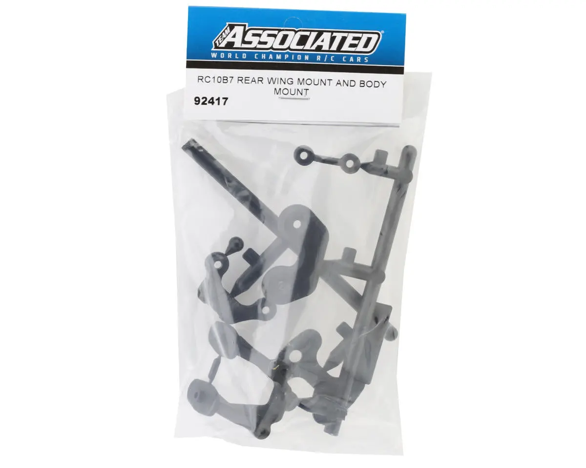 Team Associated Rc10b7 Rear Wing & Body Mounts Set 1