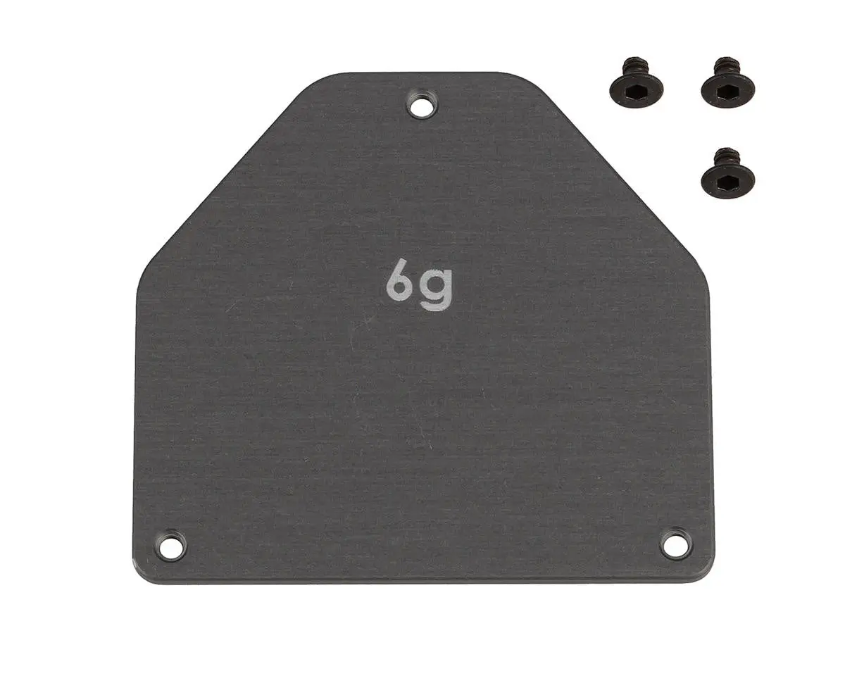 Team Associated Rc10b7 Factory Team Aluminum Servo Weight Plate (6G) 1