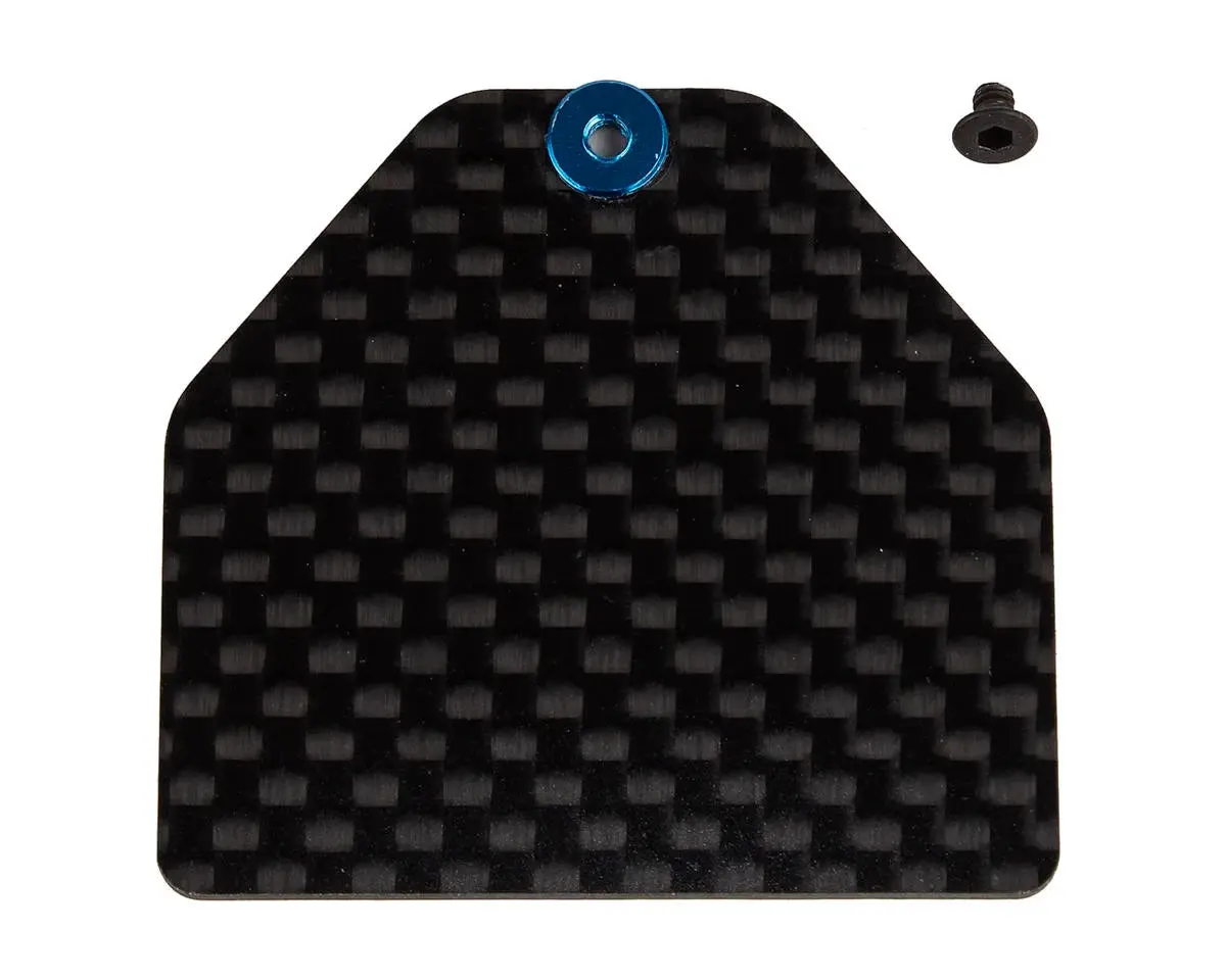 Team Associated Rc10b7 Factory Team Carbon Fiber Servo Weight Plate (4G) 1