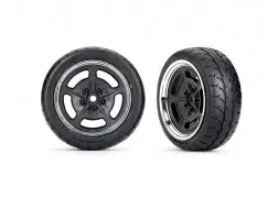 T&W Split Spoke Blk Chrm Wheel - 9372 1