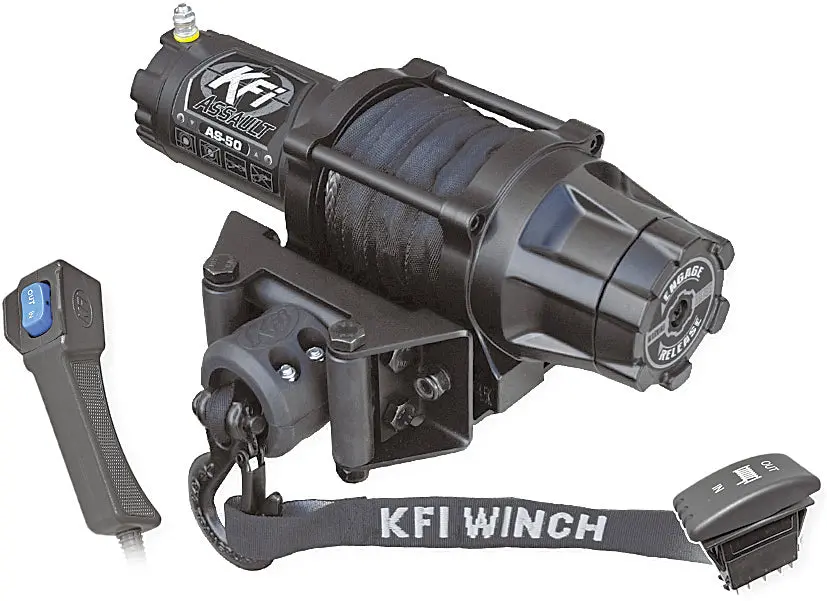 Kfi Kfi 10-0210 5000 Assault Series Winch For Honda, Yamaha, Can-Am, And More As-50 1