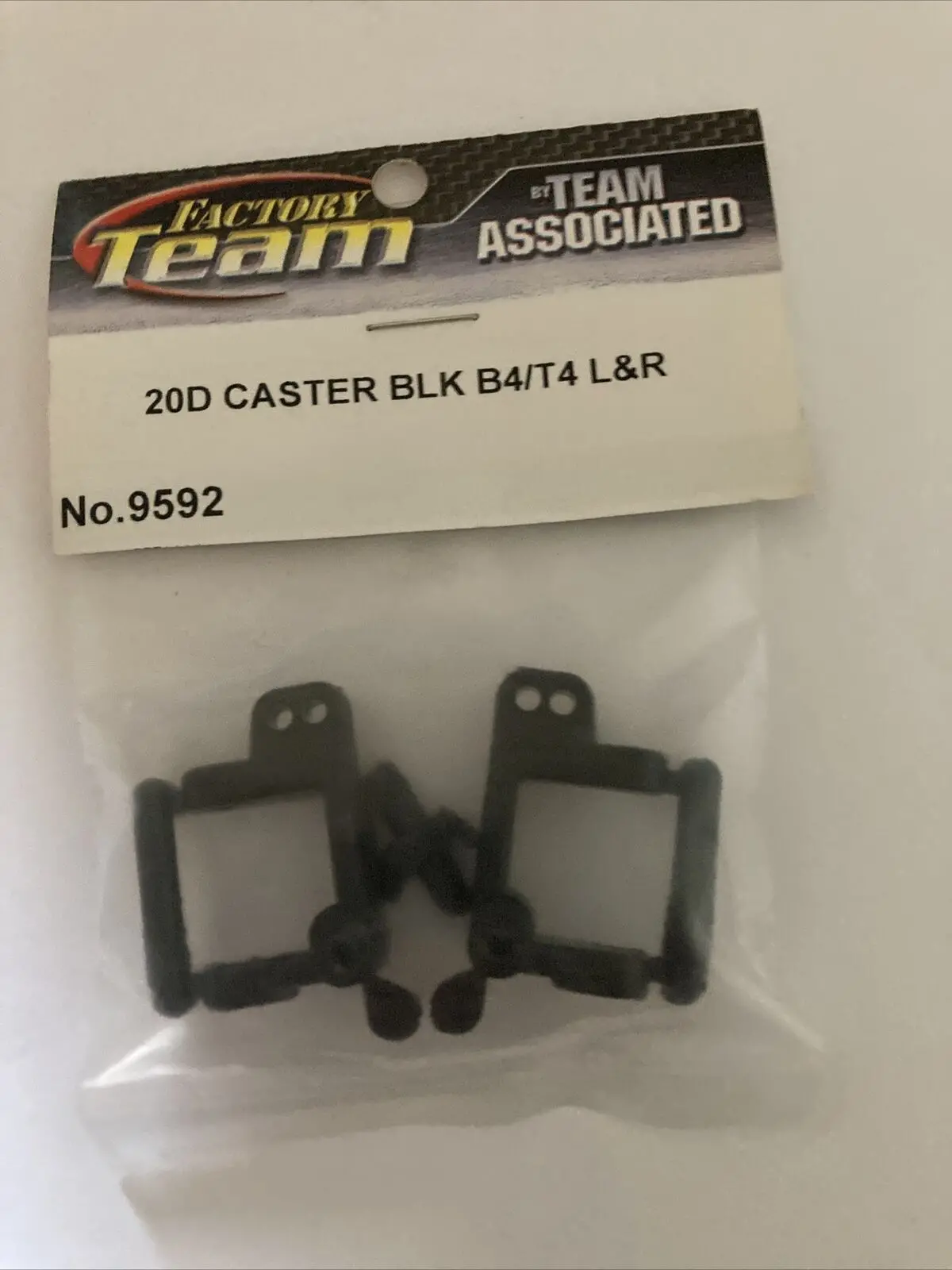 Team Associated 9592 20D Caster Blk B4/T4 L&R 1