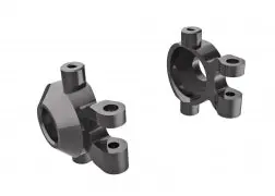 Steering Blocks, 6061-T6 Aluminum (Left & Right)/ 2.5X12mm Bcs (2)/ 2X6mm Ss (4) - 9737-Gray 1