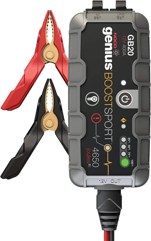 Noco Genius Gb20 Boost Lithium Jump Pack - 400 Amps Motorcycle & Utv/Atv 1