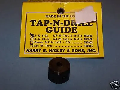 Tap-N-Drill Guide 1/4-20 Taps And Drills Tnd001 1