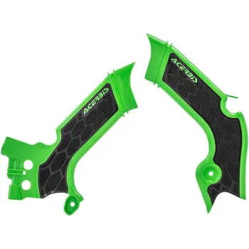 Acerbis X-Grip Frame Protector - 2742601015, 2742601089 – Silver/Black Or Green/Black – Kx250/Kx450 2