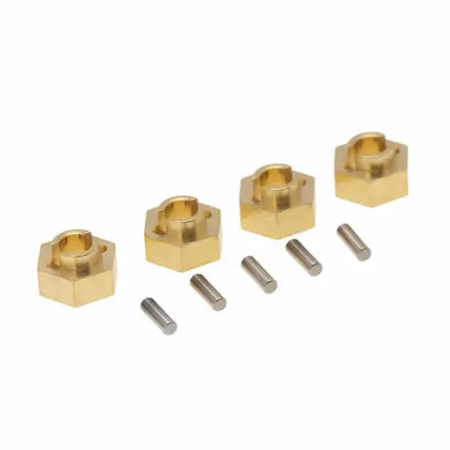 Brass Stock Wheels Hub 7Mm Hex Scx24 - Trc-020 1