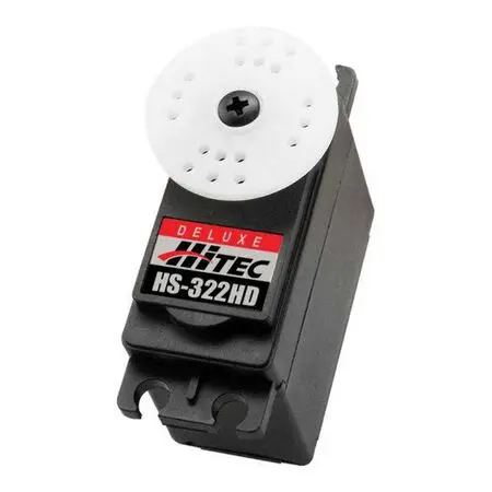 Hrc33322s Hs-322Hd Standard Analog Karbonite Gear Aircraft Servo 1