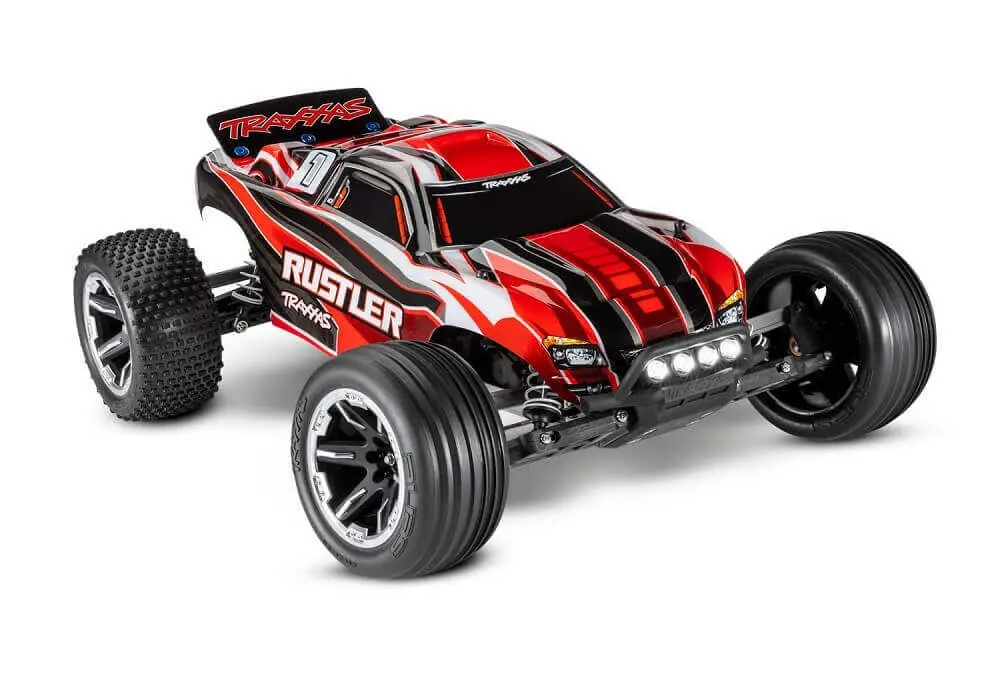 Traxxas Rustler With Led Lights -Tra37054-61-Red 1
