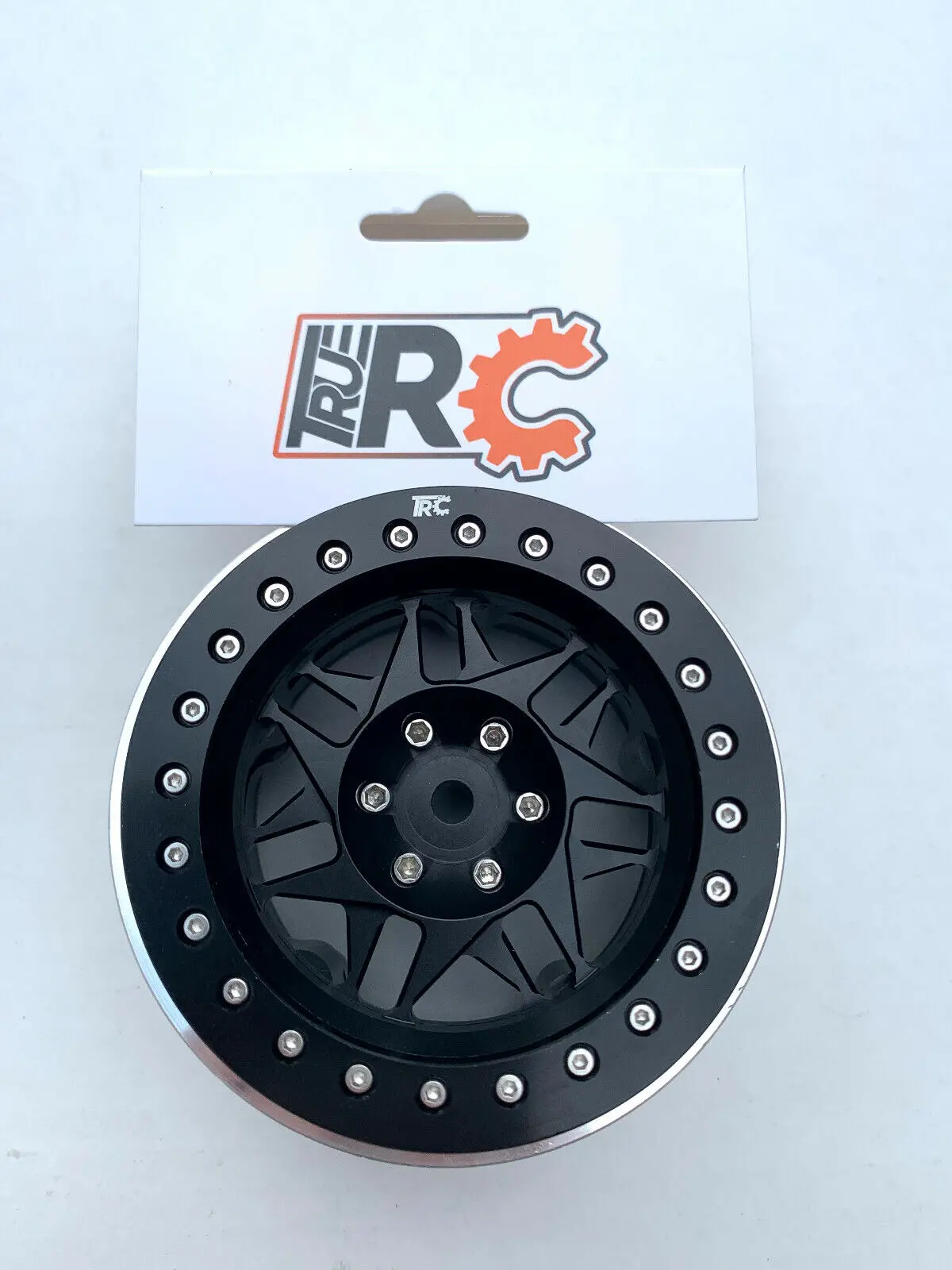 Axial Scx6 2.9” Black Aluminum Wheels 2 Each - Trc-106 1