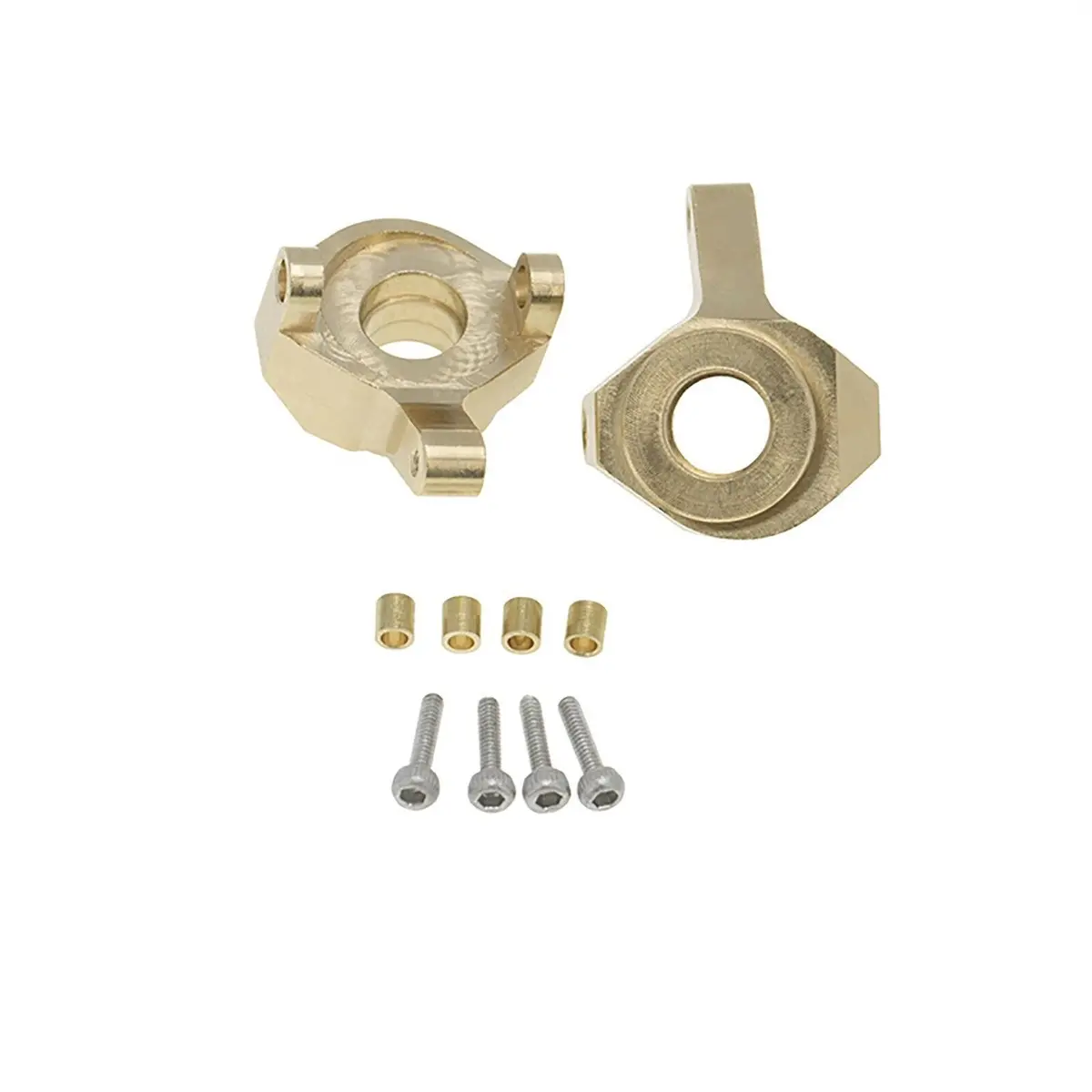 Scx24 Brass Steering Knuckles - Trc-093 1