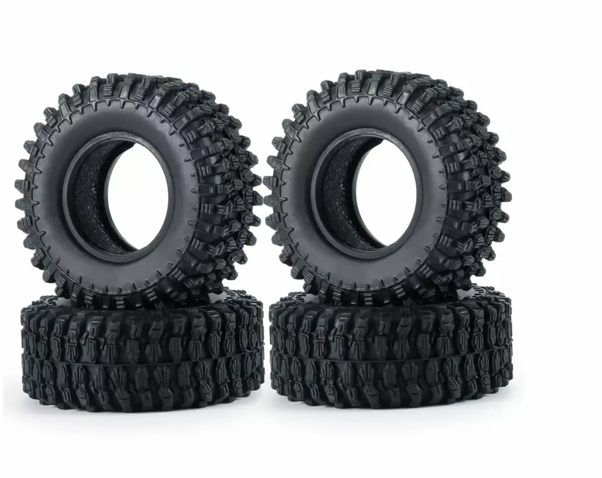 Axial Scx24 Rubber Crawler Tires 54Mm X 23Mm - Trc-118 1
