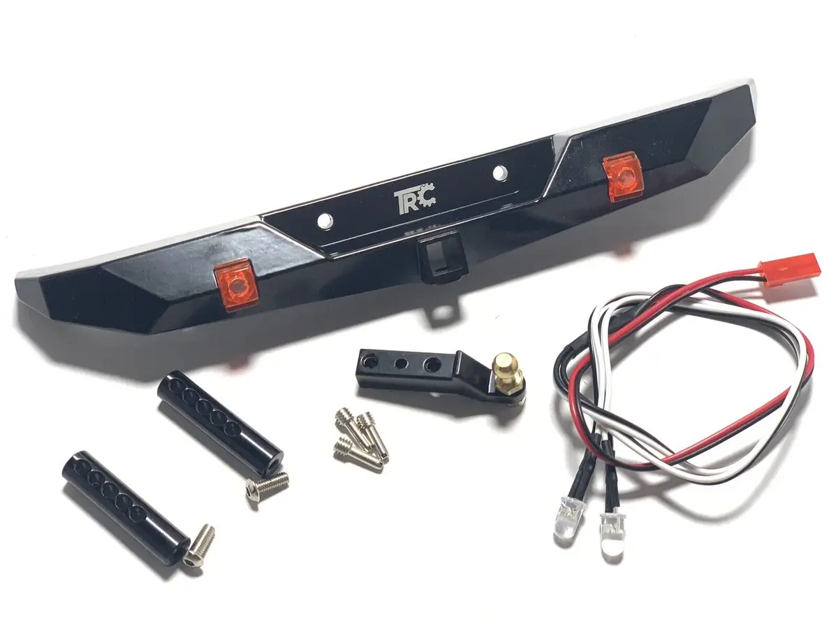 Alloy Rear Bumper Led Scx10 Iii - Trc-001 1
