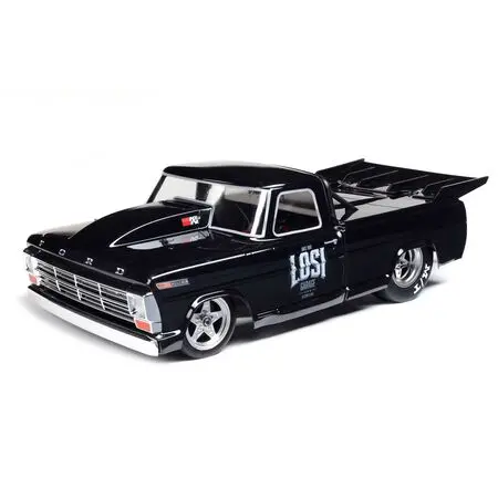 1/10 '68 Ford F100 22S 2Wd No Prep Drag Truck Brushless Rtr, Losi Garage - Los03045t2 1