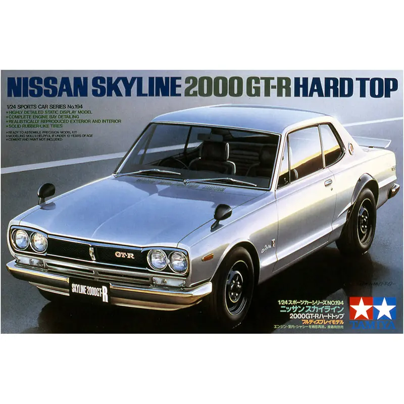 1/24 Tamiya Nissan Skyline 2000Gt-R Hard Top - Tam24194 1
